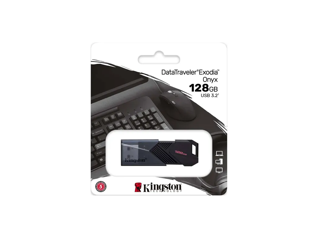 Kingston USB memorija KINGSTON DTXON/128GB/Exodia Onyx/3.2/crna Slika 3